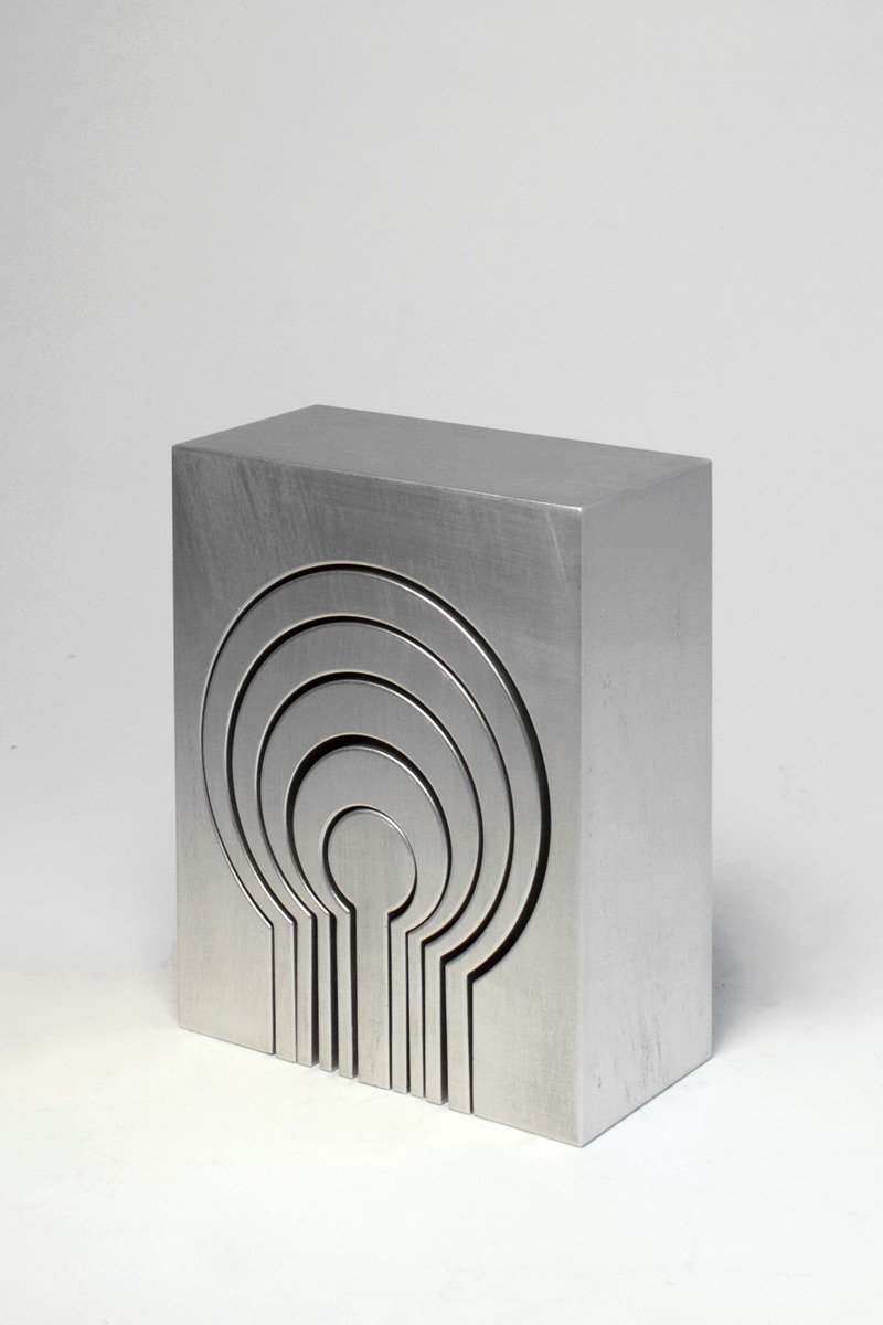 «Tonschlüssel», 1987 (Alu, Multiple, 13 x 10,5 x 5 cm, WG C 2 – A 1055)