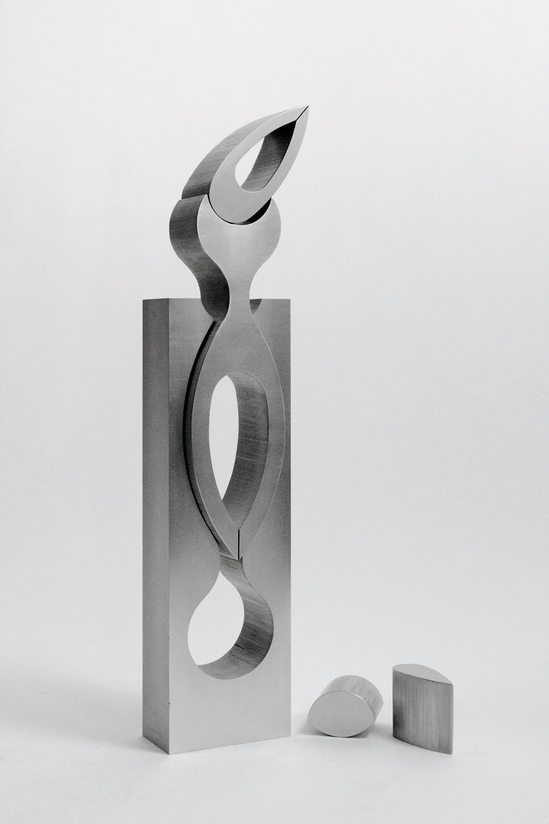 «Fisch & Vogel 2», 1975 (Aluminium, 39 x 11,5 x 6 cm, WG 75 – 788 M)