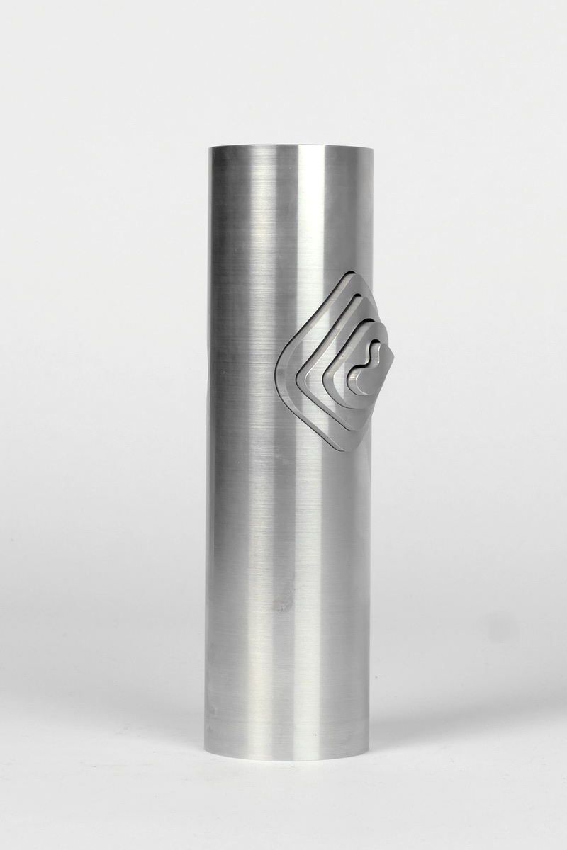 «Zylinder mit eckiger Schnecke», 1976 (Aluminium, WG 76 – 863 M)