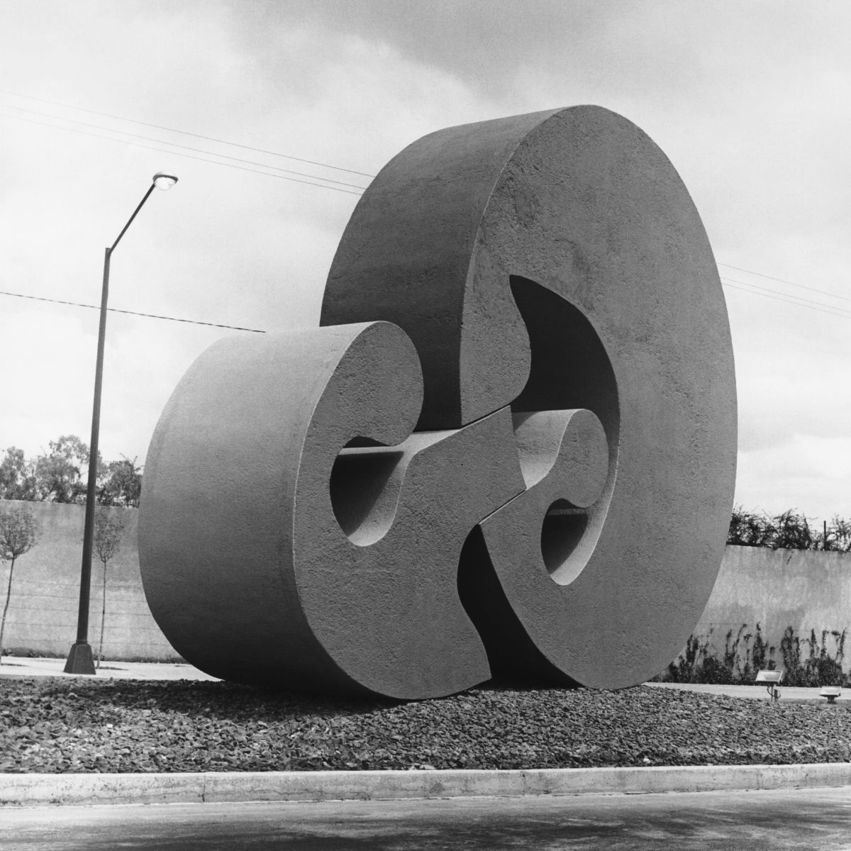 «Der Anker / El ancla» – kurz nach der Aufstellung an der Ruta de la Amistad, 1968