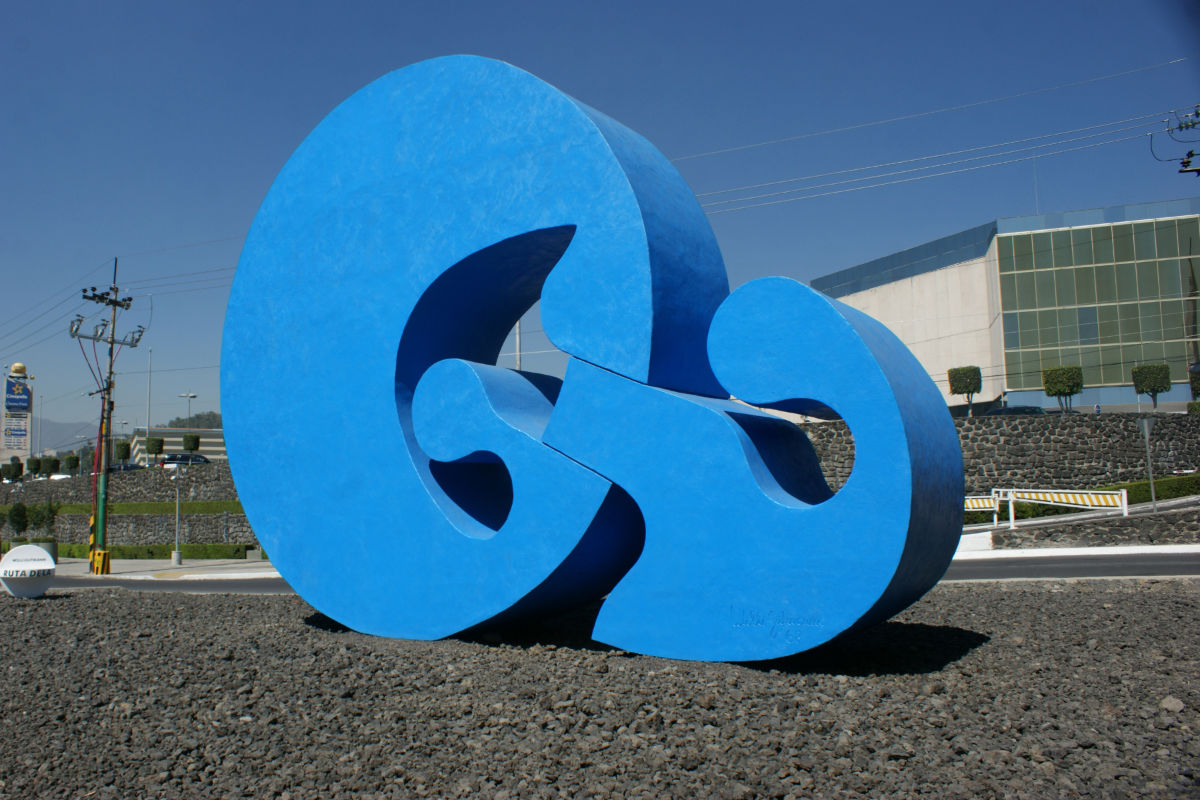 «Der Anker / El ancla» – am neuen Standort an der Ruta de la Amistad, nach Restaurierung und Umsetzung 2012
